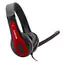CANYON CNS-CHSC1BR / lehký PC headset / kombinovaný 3.5 mm jack / kožené naušníky / černo-červená