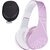 PowerLocus P2 Kids Purple/White / Dětská bezdrátová sluchátka s mikrofonem / Bluetooth 5.3