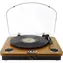 AKAI ATT-11BT hnědá / Gramofon / 33 & 45 & 78 RPM / RCA-in / Bluetooth 5.0 / USB / repro