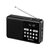 Sandberg Speaker Radio FM+BT Recharge černá / FM rádio s Bluetooth reproduktorem / 1200mAh / 5W 