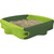 BIG pískoviště s krytem zelená / 138 x 138 x 27 cm