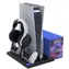 iPega P5013 Nabíjecí a chladicí stanice pro PS5 a PS5 ovladač černá