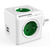 PowerCube Original USB zelená / 4 zásuvky / 2x USB port