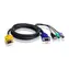 ATEN KVM Kabel HDB15-SVGA+USB+PS2 / 1.8m