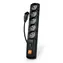 Acar F5 IEC 1.5m kabel / 5 zásuvek / přepěťová ochrana / C14 do UPS