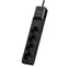 CyberPower P0420SUD0-DE černá / Přepěťová ochrana / 4 zásuvky / vypínač / 2x USB / 1.8 m