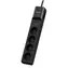 CyberPower P0420SUD0-FR černá / Přepěťová ochrana / 4 zásuvky / vypínač / 2x USB / 1.8 m