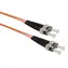 Solarix optický kabel ST-ST 1m / Patch kabel / Multimode / Duplex / OM1