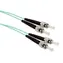 Solarix optický kabel ST-ST OM3  1m / Patch kabel / Multimode / Duplex