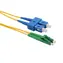 Solarix optický kabel SC-LC APC-UPC 5m / Patch kabel / Singlemode / Duplex / OS