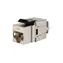 Solarix rychlozařezávací keystone CAT6A STP / konektor RJ45 / stíněný
