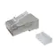 Solarix konektor RJ45 CAT6 STP pro drát - 1ks / stíněný / skládaný
