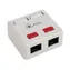 Solarix zásuvka 2x RJ45 CAT5E UTP na omítku