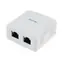 Gembird NCAC-2F5E-01 CAT5e FTP 2portová zásuvka na omítku / 2x RJ45 / 8P8C / bílá