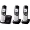 Panasonic KX-TG6823GB + 2 sluchátka / Bezdrátový analogový telefon / DECT / 1.8" displej / tel. seznam 100 záznamů 