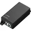 MicroConnect IEEE Gigabit PoE Injector UK černá / 802.3af/at / 60W 