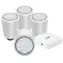 IMMAX NEO SMART Termostatická hlavice 4+1 Starter Kit / Zigbee & TUYA
