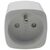 iQtech SmartLife WS024 bílá / Chytrý zásuvkový adaptér / Wi-Fi / 1x zásuvka 16A (F)