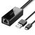 UGREEN Ethernetový adaptér pro TV Stick / 1m kabel / RJ45 / USB-A, micro USB / pro Chromecast a Micro TV Sticks