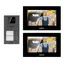 EVOLVEO DoorPhone AP2-2 černá / Drátový videotelefon pro dva byty s aplikací