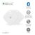 Nedis SmartLife Key Finder s podporou Apple Find My App 3 ks bílá / 3x CR2032 baterie / Bluetooth 5.1 