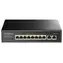 STRONG SW8010POE+ / Switch / 8x GbE RJ-45 / 2x GbE RJ-45 Uplink / PoE+ 802.3af/at / 20Gbps