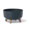 PROSPERPLAST GRACIA LOW 28.5 cm antracit / Květináč 