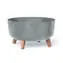 PROSPERPLAST GRACIA LOW 38 cm beton effect / Květináč 