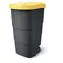 PROSPERPLAST Wheeler 110 l antracit se žlutým víkem / Popelnice 