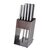 iPureHome 10-dílná sada kuchyňských nožů nerez se stojanem