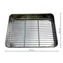 UG Grill Nerezový plech na pečení s mřížkou 31x24x5cm vel. SM s vyšším dnem