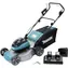 Makita DLM466PT2 / Aku Sekačka na trávu / 2 x 18V / záběr 46 cm / koš 60 l  / 2x 5.0 Ah