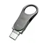 Silicon Power Mobile C80 Duální USB flash disk 16GB / 16GB/ USB-C / USB 3.0 / kovový