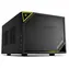 Sharkoon C10 černá / Mini-ITX / 2x USB 3.0 / 1x 120 mm + 1x 80 mm / Bez zdroje
