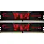 G.Skill AEGIS Series 16GB (2x8GB) 3000MHz červená / DDR4 / CL 16-18-18-38 / 1.20V / XMP 2.0 / Non-ECC / Un-Registred 