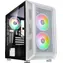 Kolink Citadel MESH RGB bílá / M-ATX / 2xUSB 3.0 + 1xUSB 2.0 / 3x120 mm ARGB / bez zdroje / průhledná bočnice