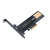 Akasa M.2 X4 PCIe 3.0 adaptér s pasivním chladičem 