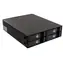 SilverStone FS204B 5.25" hot swap rámeček pro 4x 2.5" HDD/SSD černá / SATA & SAS / 2x 40mm