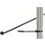 MicroConnect Kabelové stahovací pásky 280 x 4.8 mm černá / 100ks