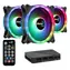 AeroCool Duo 12 Pro / sada ventilátorů / 120mm / ARGB / hub / ovladač