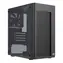 AeroCool Hexform černá / PC skříň / Micro ATX / 1x USB 3.0 / 2x USB 2.0 / Bez zdroje / průhledná bočnice