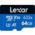 Lexar High-Performance 633x microSDHC 64 GB / UHS-I V10 / U1 / Class 10 / rychlost čtení 100MBs / zápis 45MBs