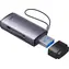 Baseus WKQX060013 Lite Series Čtečka paměťových karet šedá / SD/TF / USB-A
