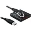 DeLock Čtečka paměťových karet USB 3.2 A - CF & SD & microSD & MS & xD černá