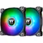THERMALTAKE Pure Duo 14 ARGB Radiator černá 2ks / Ventilátor / 140 mm / Hydraulic Bearing / 1500 RPM @ 33.5 dB