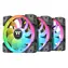 THERMALTAKE SWAFAN EX12 RGB šedá 3ks / Ventilátor / 120 mm / Hydraulic Bearing / 2000 RPM @ 32.5 dB / 57.11 CFM
