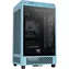 THERMALTAKE The Tower 200 modrá / mini ITX / 1x USB-C 3.2 / 2x USB-A 3.0 / bez zdroje / průhledná bočnice 