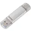 Hama Flash Pen Laeta 32 GB stříbrná / Flash disk / USB-A & USB-C 3.1 / čtení: až 40 MBs