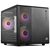 Redragon GC-570 Pagos 1 ARGB černá / Micro ATX / 2x USB-A + 1x USB-C / bez zdroje / průhledná bočnice