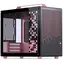 Jonsplus Z20 černo-růžová / Micro-ATX / 1x USB-A 3.2 / 1x USB-C 3.2 / průhledná bočnice 